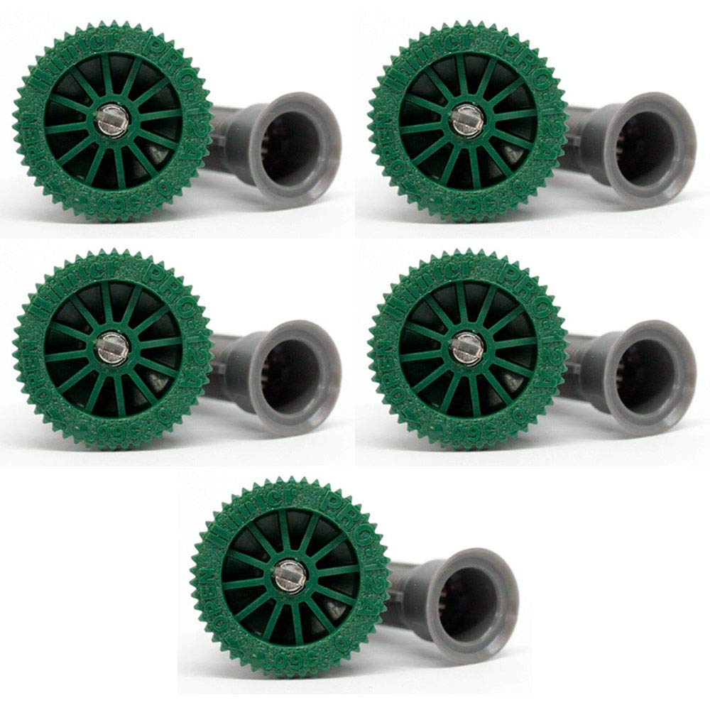 Nozzle for Irrigation Diffusers Range 3.70 Metres Adjustable Irrigation Angle 0 to 360° Female Thread Compatible with Hunter, Rain Bird, Irritrol, KRain, Signature, Pack of 5 Nozzles