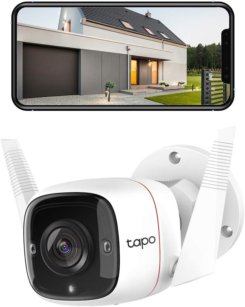 Photo 1 of Tapo TP-Link 2K Security Camera Outdoor Wired, IP66 Weatherproof, Motion/Person Detection, Built-in Siren w/Night Vision, Cloud/SD Card Storage, 2-Way Audio, Works w/Alexa & Google Home C310