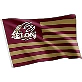 Desert Cactus Elon University Indoor and Outdoor 100% Polyester University Flag Banner, 3x5 Feet Phoenix (Nation)