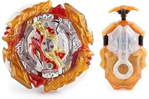 ESSTE Battling Tops Burst B-205 Spriggan Ultimate Valkryrie BU Booster with Right/Left Spin Bey Blades Launcher, Gaming Top Spinning Toy Gift for Boys (B-205)