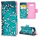 YOKIRIN Galaxy S8 Case, Classic Cherry Blossom Magnetic Style PU Leather Case Wallet Flip Stand Flap Closure Cover with ID&Credit Card Holder Shockproof Cover for Samsung Galaxy S8