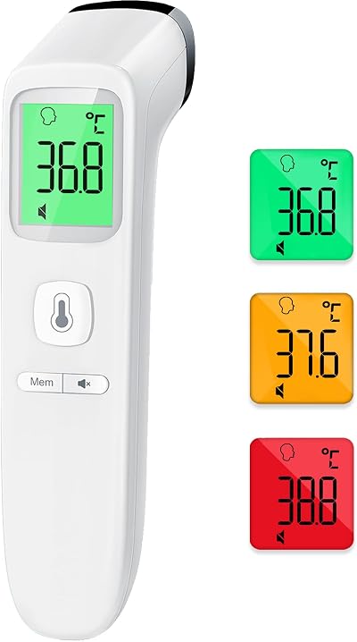 ANMEATE No-Touch Forehead Thermometer Infrared 1 Second Reading