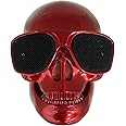 VIGROS Skull Speaker Portable Bluetooth Mini Speakers Bass Stereo Compatible for Desktop PC/Laptop/Mobile Phone/MP3/MP4 Player for Halloween Decorations Unique Gift Party