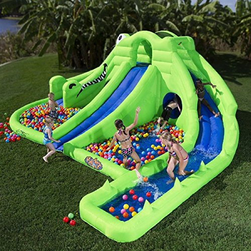 Blast Zone Ultra Croc Huge Inflatable Water Park