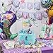 Mermaid Party Supplies with Decorations| Birthday Banner Balloons Cake topper Fish net Under The Sea