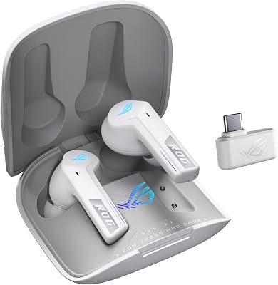 ROG Cetra True Wireless SpeedNova - Auriculares Gaming - Blanco