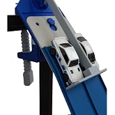 QuirkWorks 3D Flexible Race Track Start Gate &amp; Clamp Combo &ndash; Compatible with Blu Track and Other Flex Tracks &ndash; Eco‑Friendly, Made in USA Universal Surface Connector