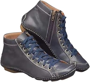 comfy flat heel arch support boots