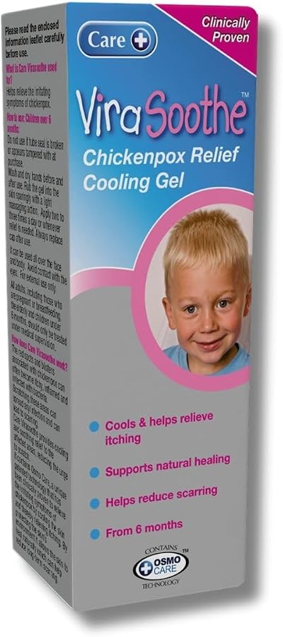 Care ViraSoothe Gel 50g Chickenpox Relief Cooling Skin Itch 6+ Months