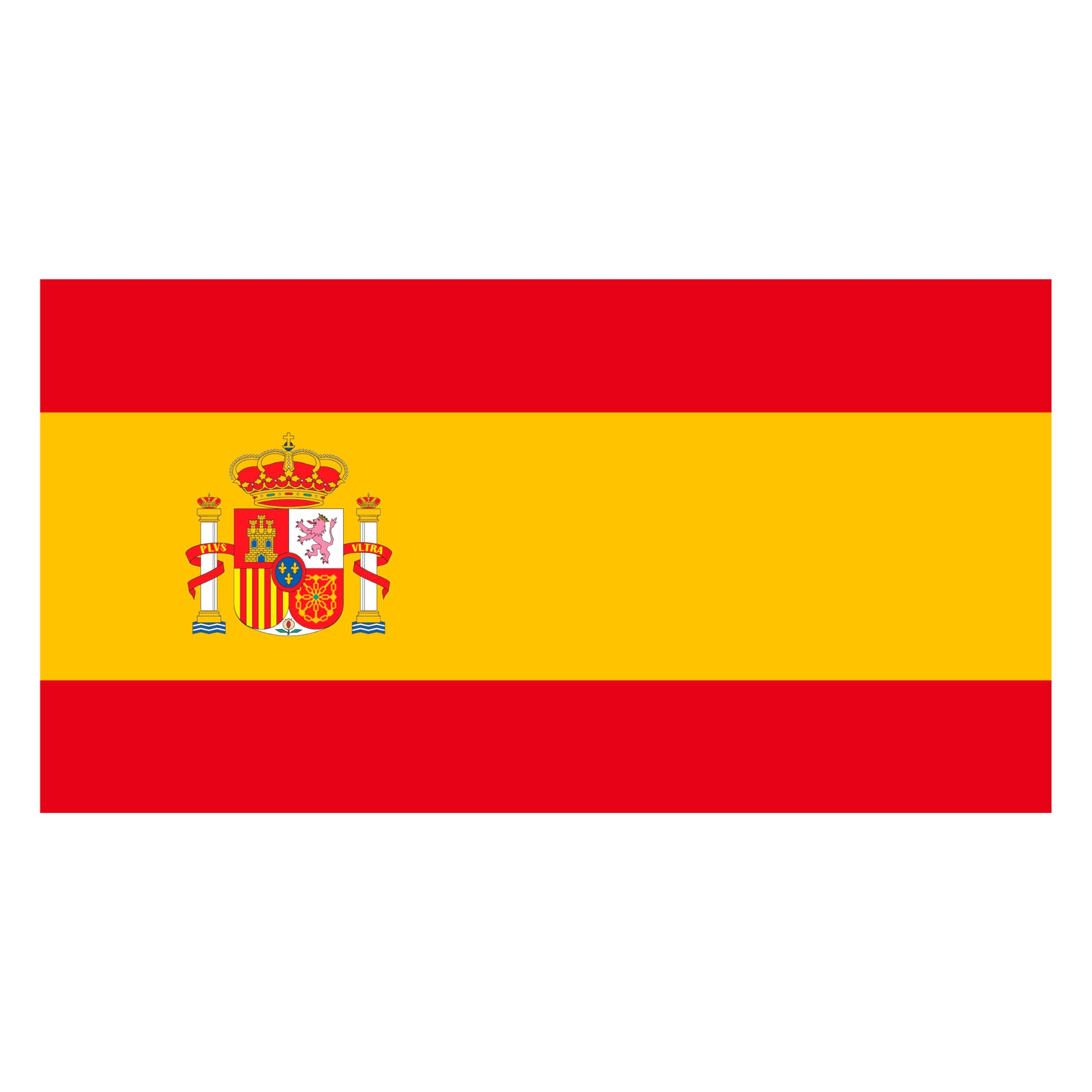 Glow Spain 5ft x 3ft Double Stitched Durable Polyester Flag with Brass Eyelet for Indoor and Outdoor Country Decorations - España