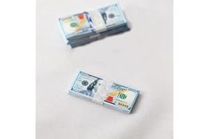 glaury Play Money Prop Money Set, 300 Pieces Toys for Adults Kids