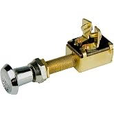 BEP 1001302 SPST Push-Pull Switch, 2 Position - Off/On