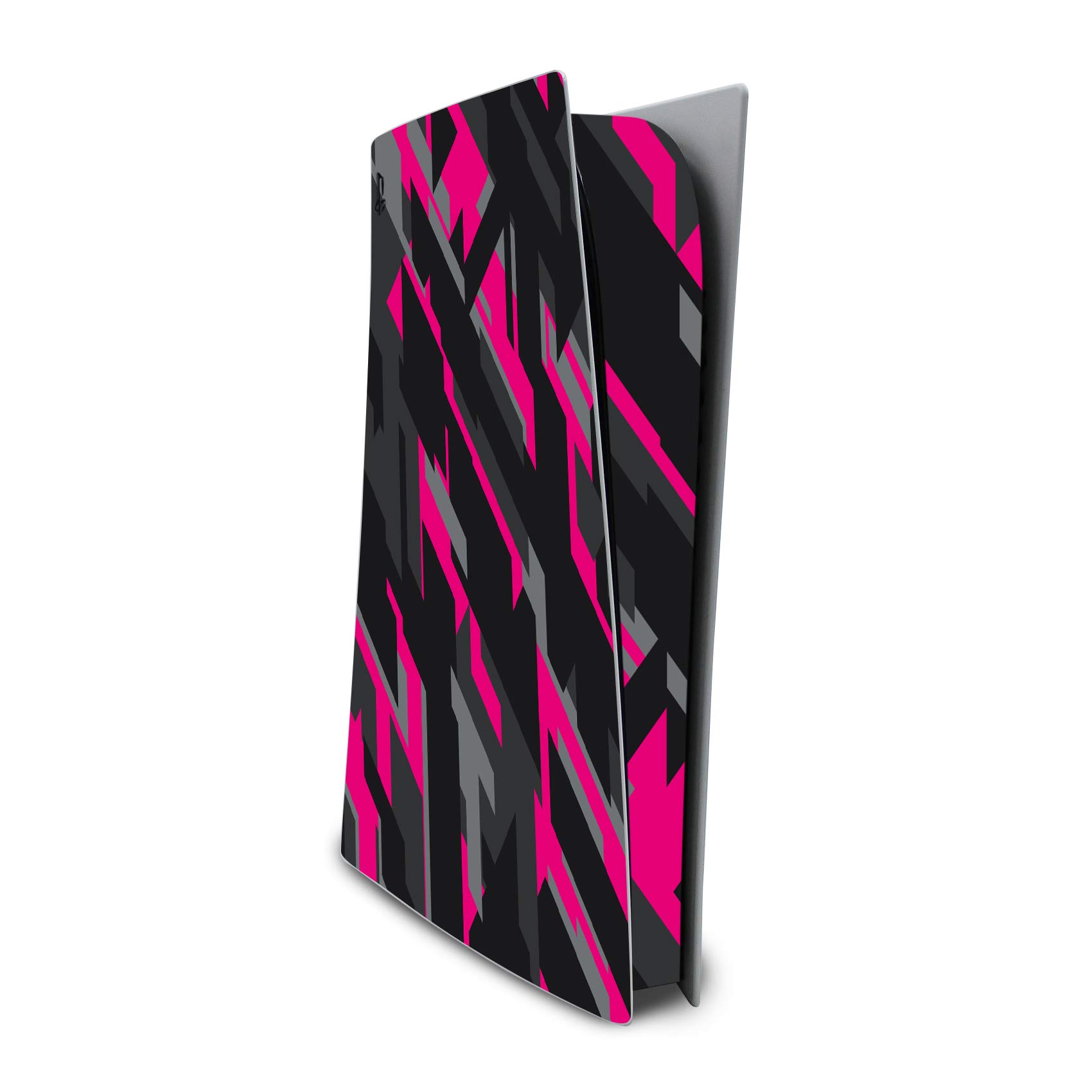 Finest Folia Screen Protector Compatible with PS5 Sticker Case for Games Console Case Sticker Vinyl Film Skin Against Scratches Design Cover RX040 (Disc Edition, No. 15 Neon Pink) — image 1