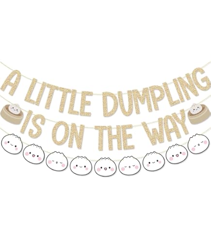 200 Stück Dumpling-Konfetti – Doppelseitig Bedruckt, Für Mottopartys & Babyshower