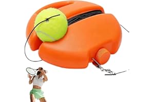 Solo Tennis Trainer Rebound Ball, Tennis Practice Rebound Equipment,Portable Self Training Tool/Device with String Solo Tenni