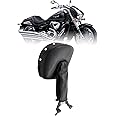 Kinglemc Adjustable Driver Rider Touring Backrest for Suzuki Boulevard M109R 2006-2019 (Black-Studded)