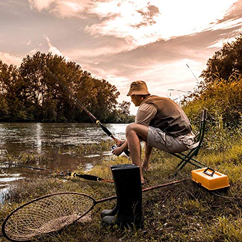 Mounchain Spinning Rod/IM7 Carbon Fiber High Density Bass Fishing Rods- 7 Feet, Medium Power, Two-Piece