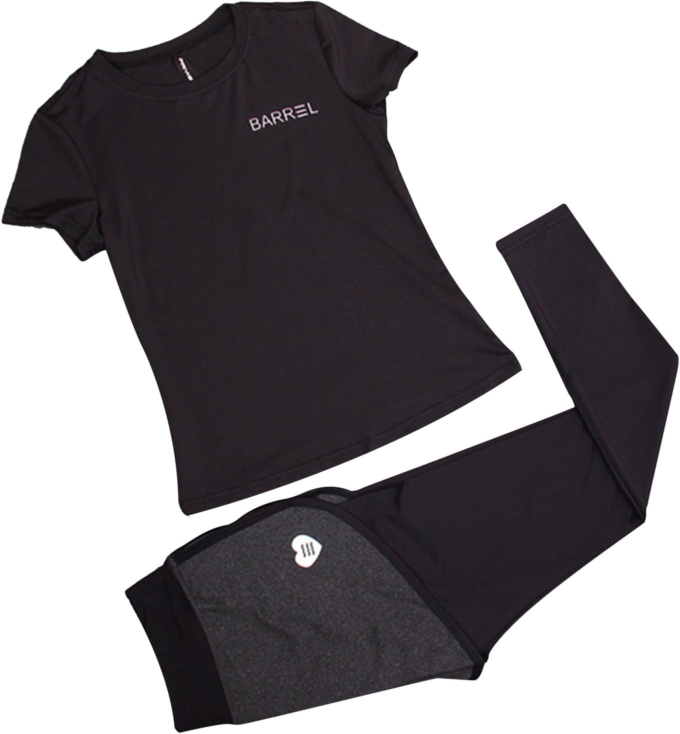 MTSCE Yoga Clothes Women’s 2 Piece of Yoga Tops and Yoga Pants Fitness Workout Activewear Set (L=US(4 M))