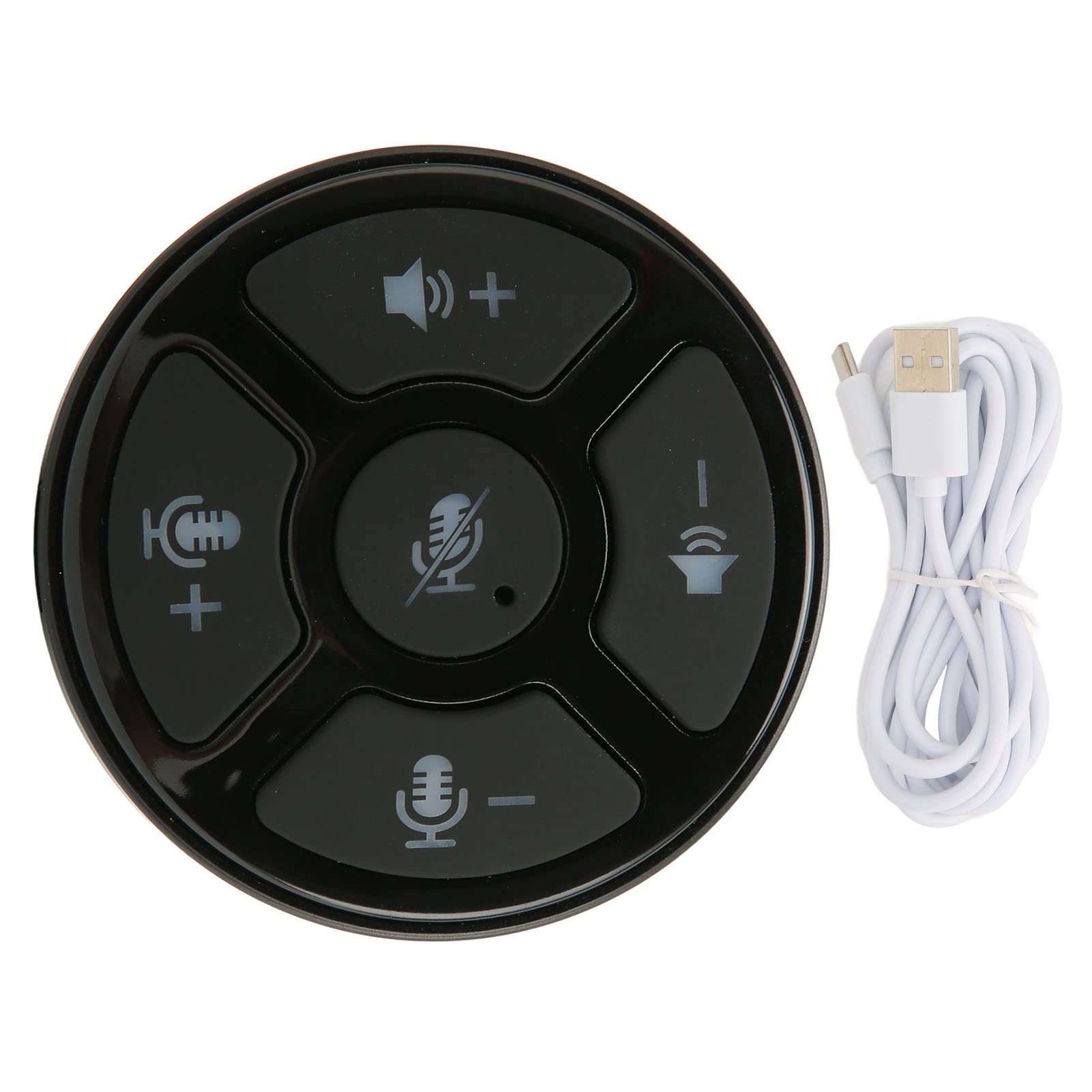 USB Conference Microphone, Desktop Microphone Video Conference Omnidirectional Microphone USB PC Speaker Microphone for Meeting, Plug and Play.