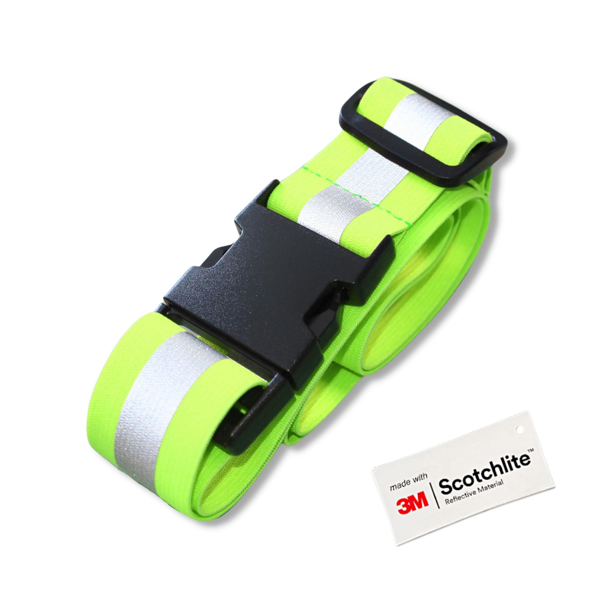 Salzmann Multi-Purpose Reflective Running Belt - Adjustable High-Visibility Strap - Made with 3M Scotchlite — image 1