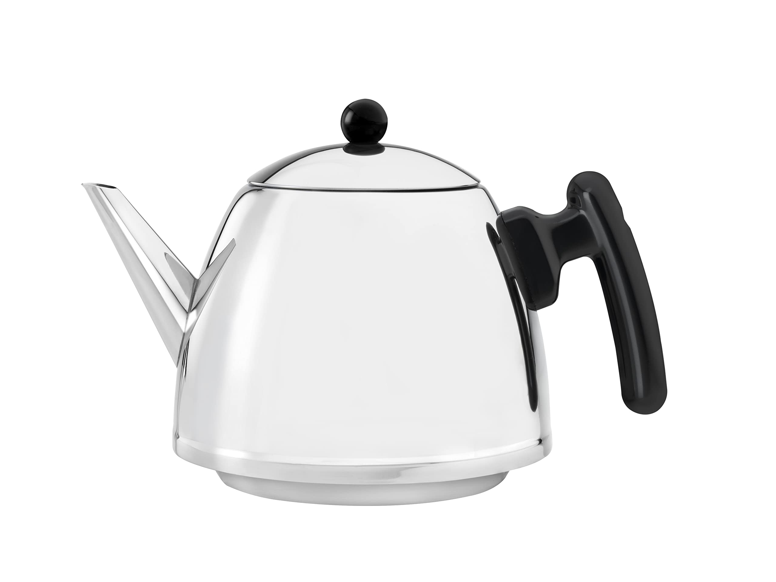Bredemeijer - Teapot Duet Classic - 1.2L - Stainless steel - Black fittings