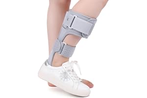 SHUYAN JIAO Medical AFO Foot Drop Brace - Drop Foot Braces for Walking - AFO Brace Walking with Shoe - Ankle Foot Orthosis for Stroke - Drop Foot Stabilizer Support for Men & Women Small-Right (Comfort)