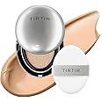 [*Mini Size*] TIRTIR Aura Glow Silver Cushion | Korean Cushion Foundation, (#27C Cool Beige, 0.15 Fl Oz)