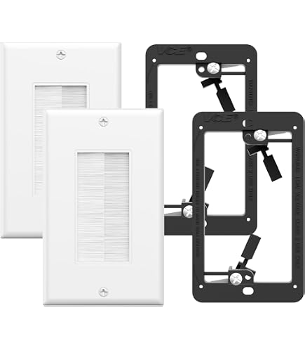 Piastra A Muro Riteav 2 Porte SC/APC Simplex Per Fibra Ottica, Con Viti, Senza Attrezzi