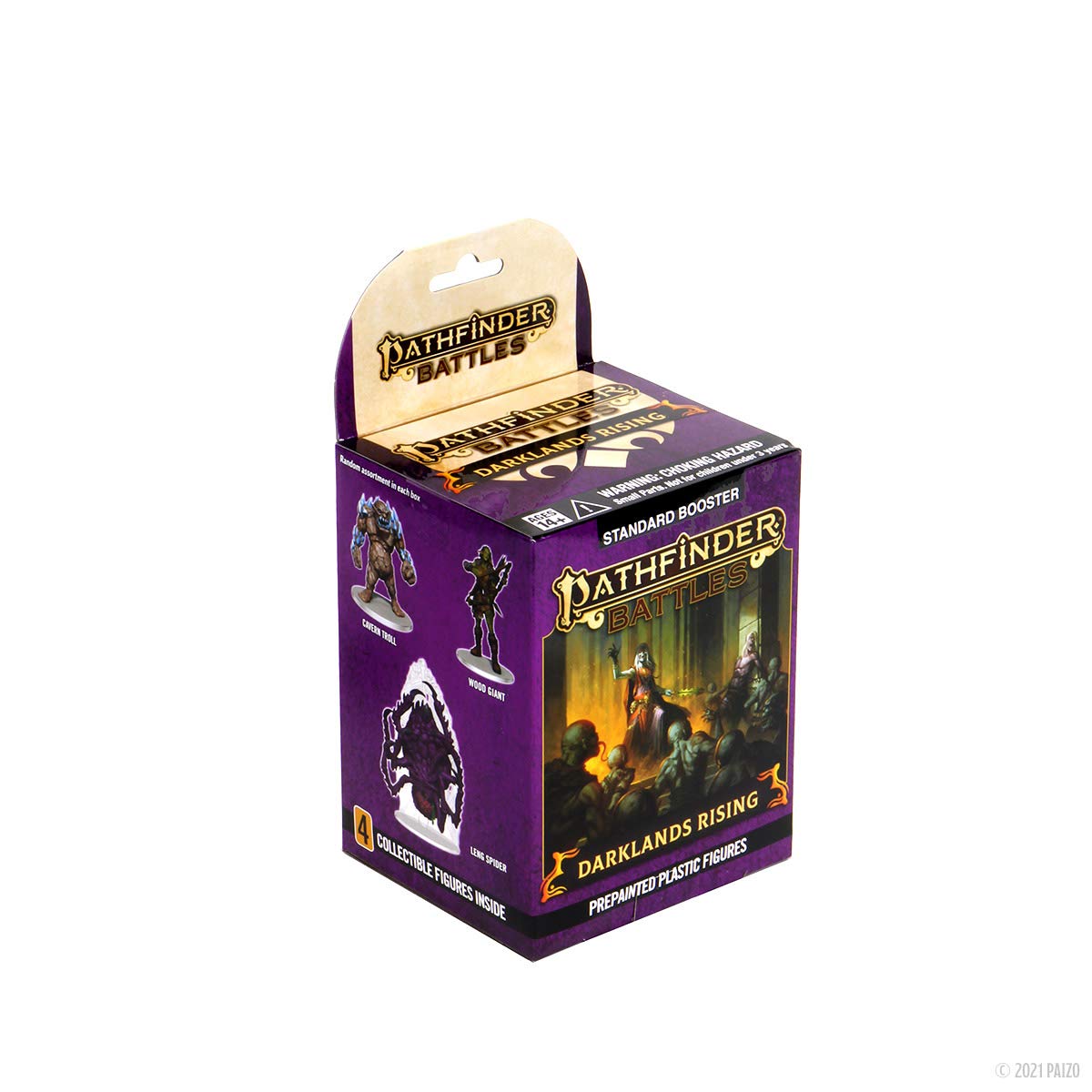 WizKids Pathfinder Battles: Darklands Rising Booster - Fantasy Miniatures Game Booster Pack - 4 Miniatures - Age 16+
