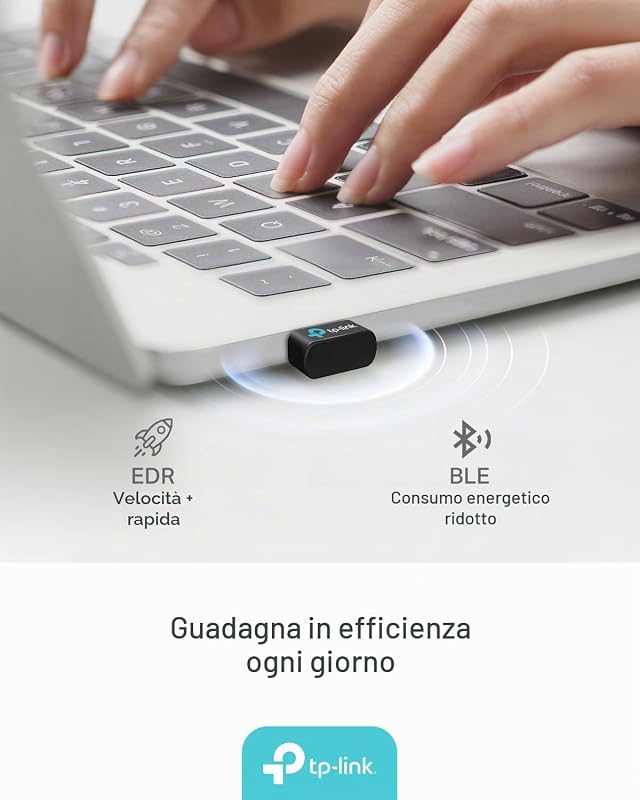 UB600 Chiavetta Bluetooth per PC Adattatore USB 6.0 Nano Wireless