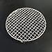 Chris-Wang 1Pack Multi-Purpose Round Stainless Steel Cross Wire Steaming Cooling Barbecue Rack/Carbon Baking Net/Grill/Pan Grate with Legs(6.5Inch Dia)