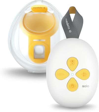 Medela Solo Hands-Free Single Electric Breast Pump Lightweight Compact