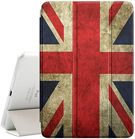 Vintage UK United Kingdom Union Jack Flag Design Ultra Slim Case Smart Cover Stand [with Sleep/Wake Function] for Apple iPad Pro (9.7")