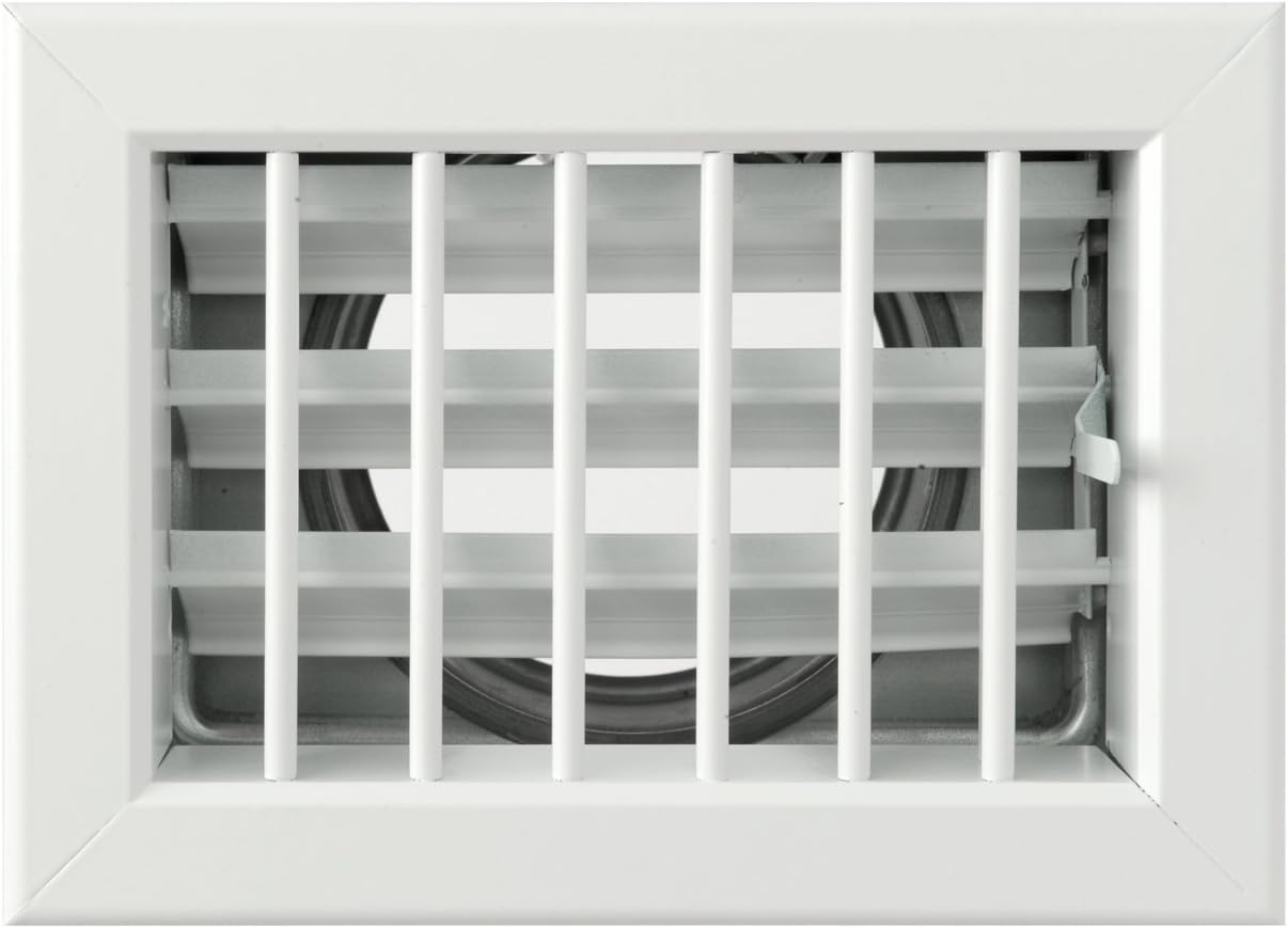 The gcsib1813100-y Ventilation Grill Built-in for Fireplaces Aluminium Varnished White, 180 x 130 mm, Alluminio Verniciato Bianco - Image 3