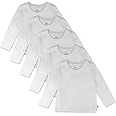 HonestBaby Unisex-Baby Organic Cotton Long Sleeve Tshirts Multipack
