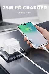 AMPLE 25W USB-C PD UK Charger 2 Pack for Lenovo Tab M10 P11 P12 White Cable view 3