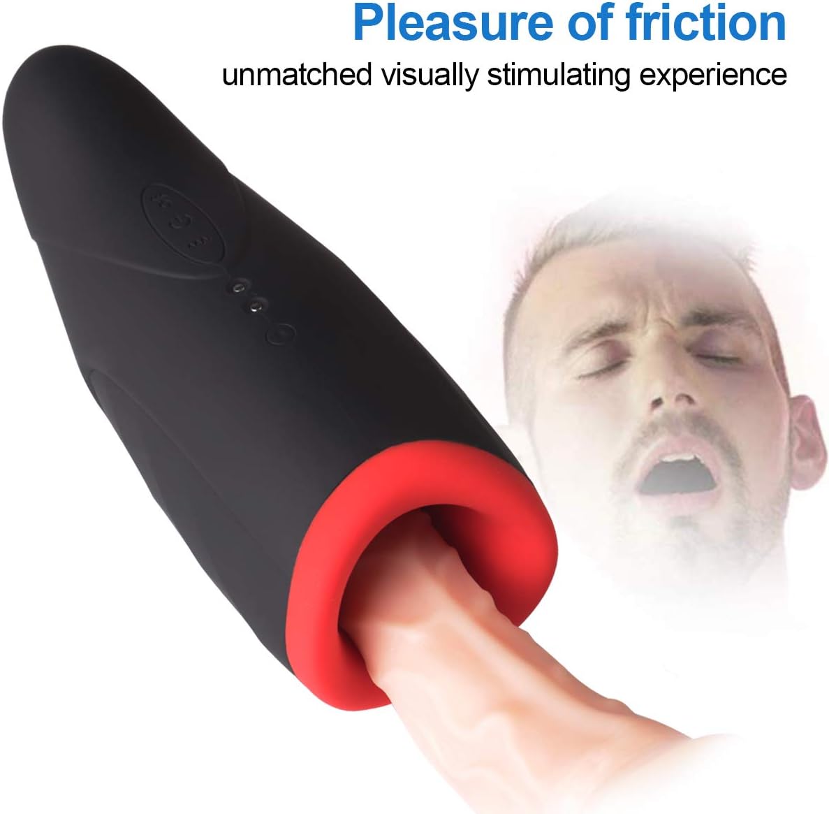 Vibráting Ṁale Su-ck-ing Ṁ'-ä-stûr&b%á-tôr Autómatic P-i-s-tón Telescópic Rót%á-te Mle Hands Free M%á-stubr%á-tìón Massage Cup Electric Del%á-y Device Sexy Underwe%á-r for Men Perfect Gift
