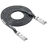 10Gtek 10G SFP+ DAC Cable - 10GBASE-CU Passive Direct Attach Copper Twinax SFP Cable for Cisco SFP-H10GB-CU3M, Ubiquiti, D-link, Supermicro, Netgear, Mikrotik, ZTE Devices, 3m, 1pack