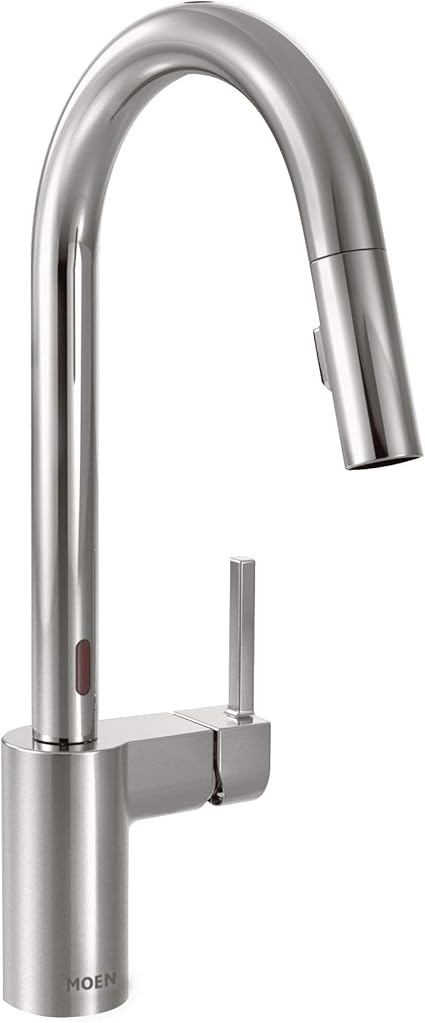Moen 7565ec Align Motionsense Two Sensor Touchless One Handle High Arc Modern Pulldown Kitchen Faucet With Reflex Chrome Touch On Kitchen Sink Faucets Amazon Canada