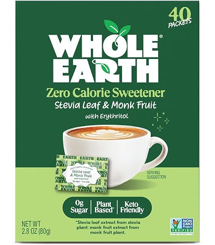 Amazon.com: Whole Earth Stevia and Monk Fruit Plant-Based