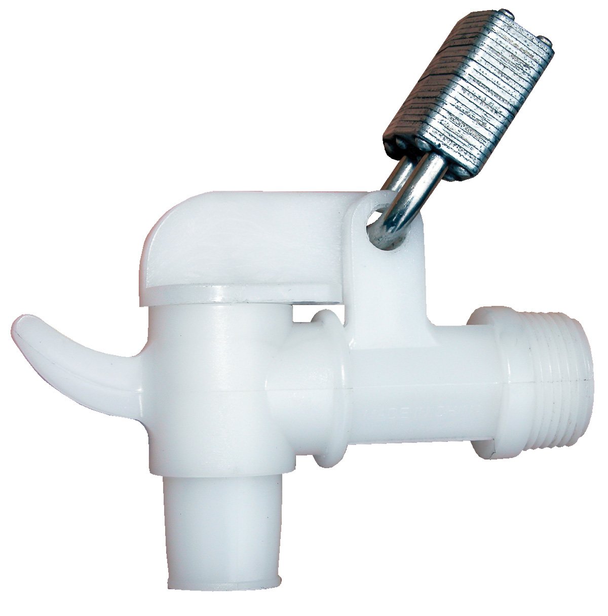 Vestil Drum Faucet 6-Pack - 3/4 Inch Opening For Easy Liquid Dispensing From Barrels & Containers