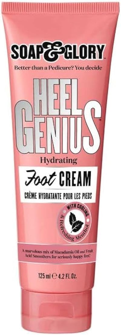 Soap & Glory Heel Genius Moisturising Heel Cream 125ml - Foot Cream for Rough