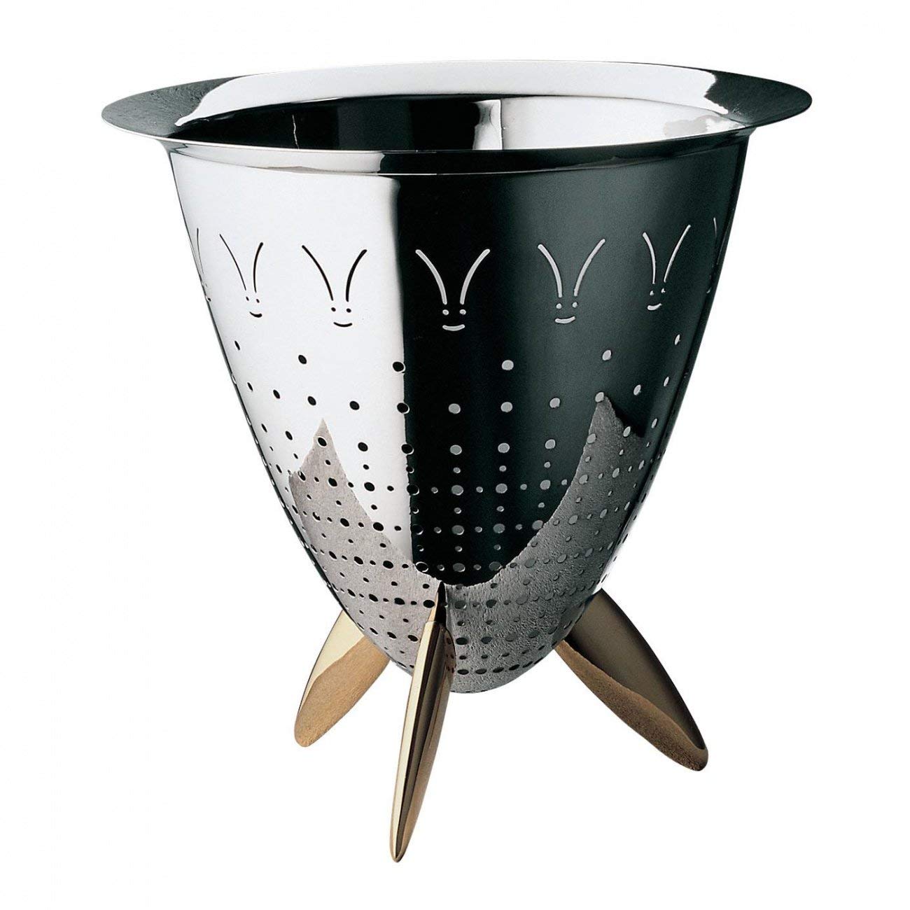 AlessiOfficina MAX LE Chinois Colander, Stainless Steel
