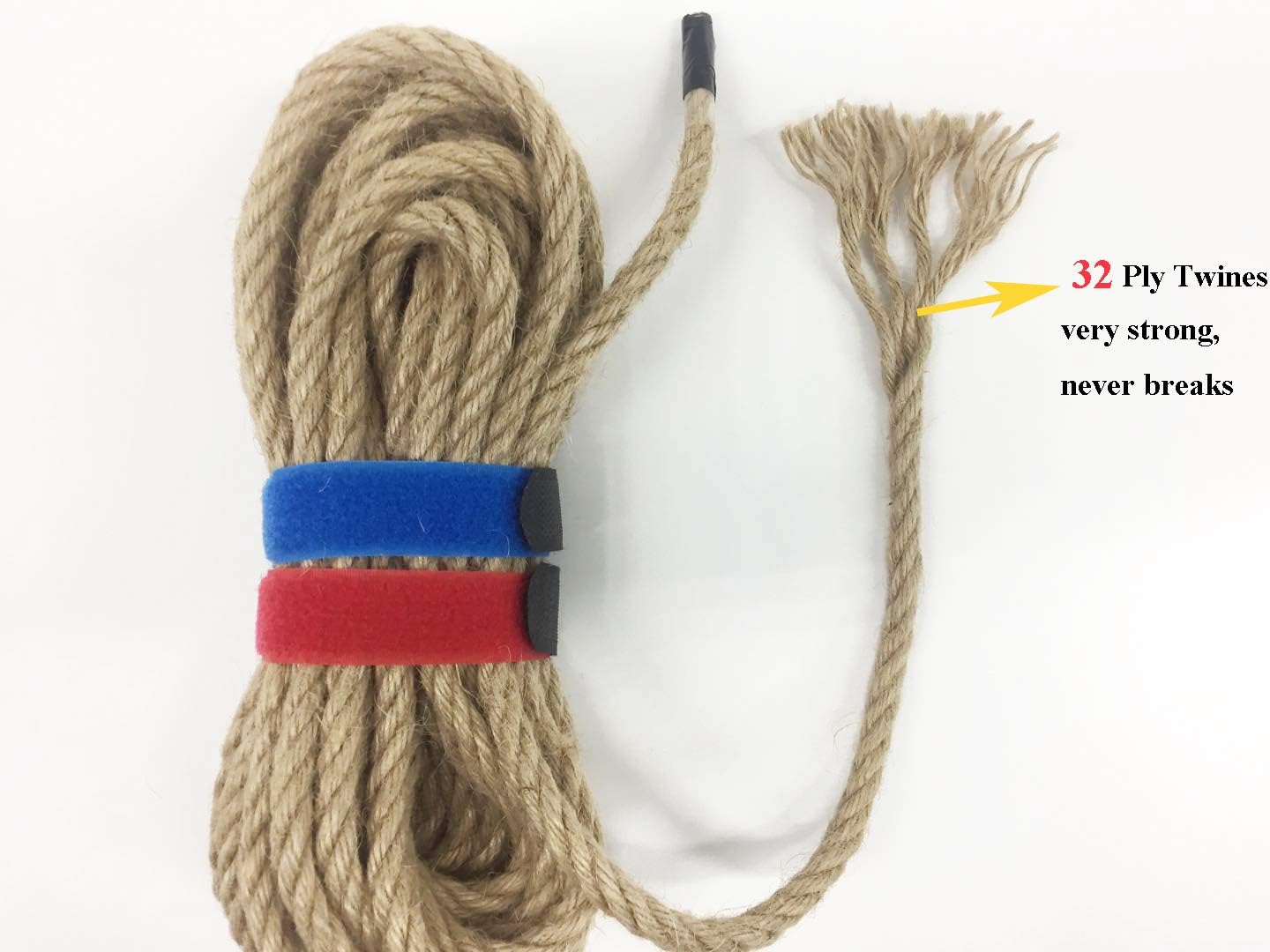 50 Feet 8mm Thick Jute Twine, Heavy Duty Jute Rope, Natural Hemp Rope for Cat Scratch Post, DIY Arts Crafts, Gardening,Bundling: Home Improvement