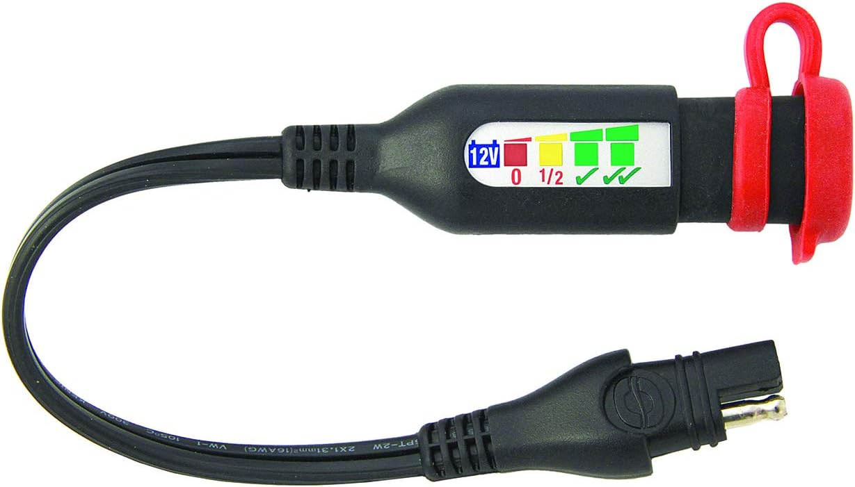 OptiMate O125 SAE Battery Monitor Lead, Blue, OptiMATE USB: BIKE 180° auf 2xUSB, 3.3A