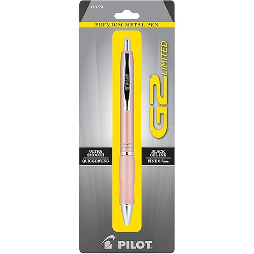 Pilot, G2 Limited Premium Gel Roller Pen, Fine Point mm, Rose