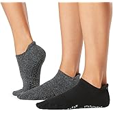 TAVI Women’s Savvy Grip Socks, Multi-Pack - Non Skid, Barre Grips, Slipper Socks for Pilates, Yoga, and Ballet for Women