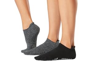TAVI NOIR TAVI Women’s Savvy Grip Socks, Multi-Pack - Pilates Socks with Grips for Women, Slipper Socks for Pilates, Yoga, and Ballet
