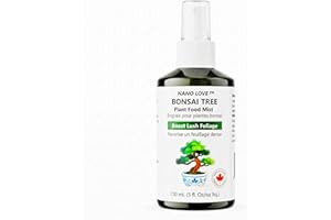 Bonsai Fertilizer Spray – Ready-to-Use Plant Food Mist with Biostimulants for Money Tree, Juniper, Chinese Elm, Ginseng, Jade