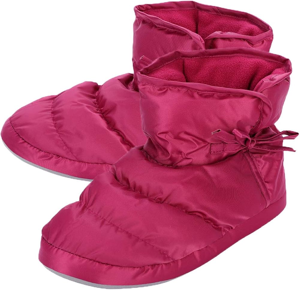 Womens Mens Thermal Down Slippers Boots Indoor NonSlip Soft Sock Slippers Winter Down Filled